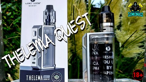 THELEMA QUEST 200W BOX KIT REVIEW 🔞 #lostvapequest #200wboxmod #thelemaquest #vape