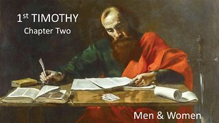 1 Timothy 2:1-15 Men And Women