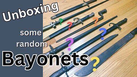 Unboxing some random bayonets. Need some help with ID please