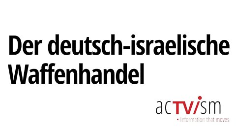 Der deutsch-israelische Waffenhandel