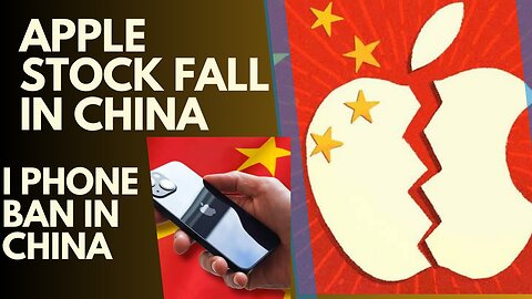 Apple I phone Ban In China| 200 Billion Loss To Apple |Apple Stock Fall In China