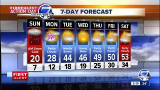 Arctic air moves into Denver