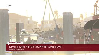 Dive Team Finds Sunken Sailboat on Fort Myers Beach With Human Remains