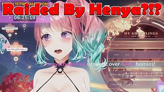 @ReiyuGuiGui Raided By Henya the Genius #vtuber #clips