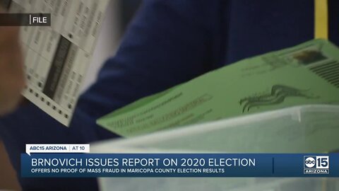 Arizona Attorney General releases interim report on 2020 election