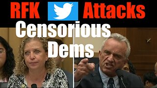 RFK's Tweet Storm -- Attacks Hypocritical / Lying Democrats Who tried to Censor Him