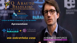 01 - Entrevista com Adriano Gianturco no Fórum da Liberdade 2018