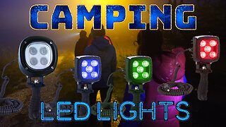 LED Camping Lights for the Woods at Night