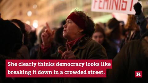One Grandma Really Knows How to Protest to a Beat | Rare News