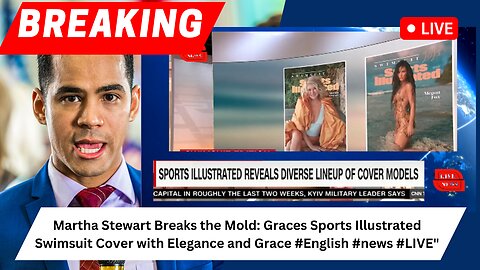 Martha Stewart Breaks the Mold: Graces Sports #English #news #LIVE"