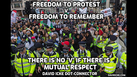 Freedom To Protest v Freedom To Remember: There Is No 'V' If There Is Mutual Respect