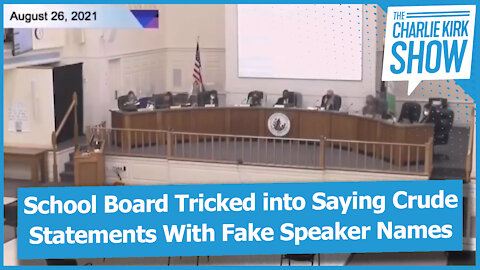 School Board Tricked into Saying Crude Statements With Fake Speaker Names