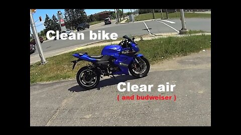 Nice Clean (budweiser) Bike ..and an explanation