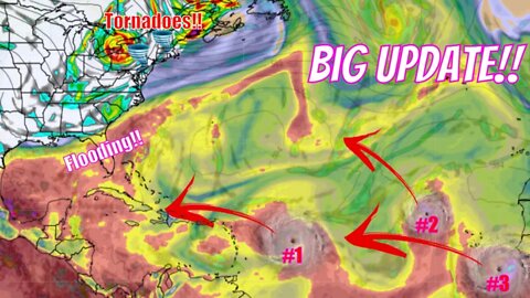 Tracking 3 Tropical Waves Towards The Caribbean! - The Weatherman Plus