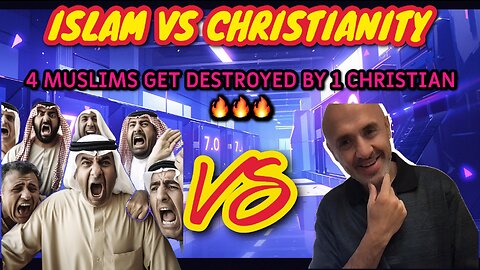 HOT DEBATE🔥 4 MUSLIMS GET DESTROYED BY 1 CHRISTIAN