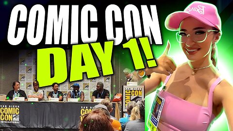 COMIC CON San Diego Day 1! Ft Chris Gore, Eric July, Nerdrotic, And More!!!
