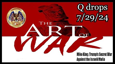New Mike King & Patriot Underground: Trump's Secret War Against the Israeli Mafia 7/29/24!