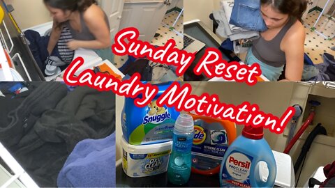 WEEKLY LAUNDRY ROUTINE RESET| DO LAUNDRY WITH ME | LAUNDRY MOTIVATION 2022 | FAMILY OF FOUR LAUNDRY
