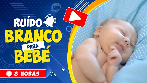 🎧 RUÍDO BRANCO BASTANTE SUAVE PARA LEVAR O SEU BEBÉ A DORMIR PROFUNDAMENTE 🕒 8 HORAS 💤 WHITE NOISE