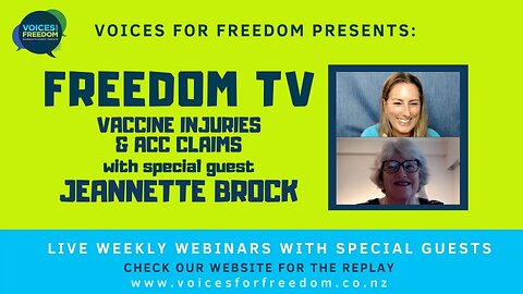 Vaccine Injuries And ACC Claims With Special Guest Jeannette Brock 07-02-2022