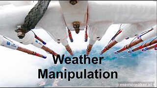 Quick thoughts on WEATHER MANIPULATION