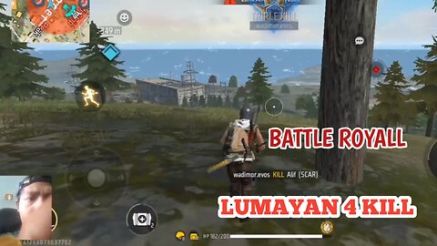 Lumayan 4 Kill Di Battle Royall Free Fire Game