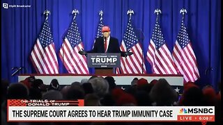 msnbc SAD that Trump gets a win from Supreme Court.