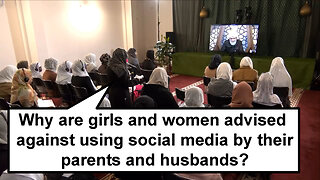 Why are girls and women advised against using social media by their parents and husbands?