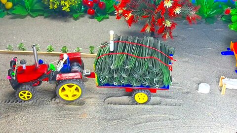 diy mini tractor science project | diy tractor | tractor and trolley