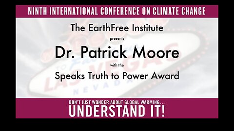 Patrick Moore Accepts the Speaks Truth to Power Award - ICCC9 July 8, 2014