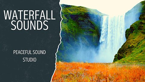Iceland Waterfall Sounds for Meditation