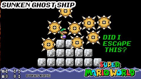 Sunken Ghost Ship | Super Mario World