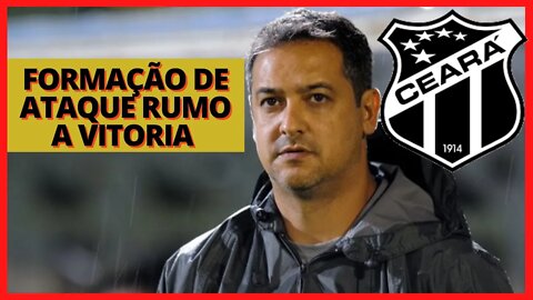 OPÇÕES DE ATAQUE DO CEARÁ PARA O JOGO CONTRA O SÃO PAULO - NOTÍCIAS DO CEARÁ