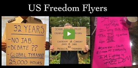 Freedom Flyers Airline Industry Workers Fired for Refusing COVID-19 Shot Fight Back