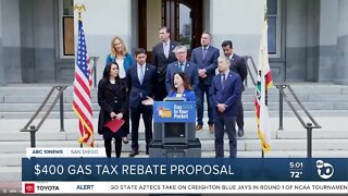 $400 gas tax rebate proposal