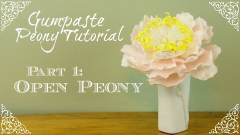 CopyCat Recipes How to Make an Open Gumpaste Peony cooking recipe food recipe Healthy recipes