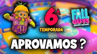 Fall Guys Sexta Temporada - Live (New season) Aprovamos?