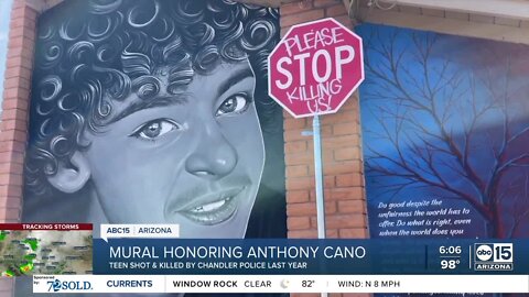 Mural in Chandler acts as tribute to teen shot and killed by Chandler police