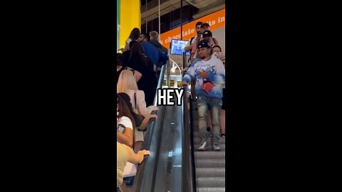 Flirting on The Escalator (GONE RIGHT)