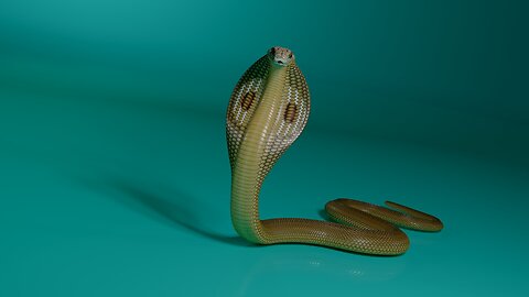 3d model cobra snake