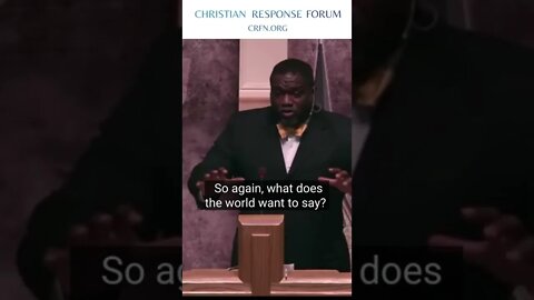 Voddie Baucham - We Need Jesus To Conquer Death Him - Christian Response Forum - #shorts