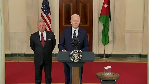 Biden Mispronounces Queen of Jordan’s Name, Calls Her ‘Queen Rihanna’