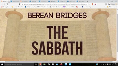Questions for sabbatarians