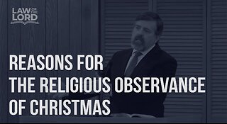 Reasons For The Religious Observance of Christmas