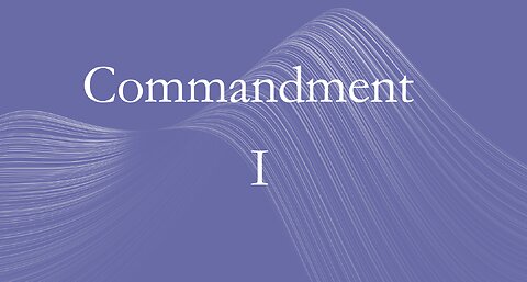First Commandment