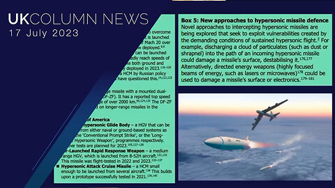 UK Hypersonic Missile Defence—Might Be Ready By 2029 - UK Column News