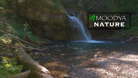 Relaxing Nature Video & Sound - Iron Creek Falls - Beautiful Washington State Landmark