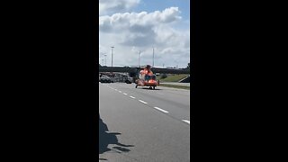 Truck Rollover In Brampton