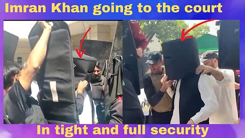 Imran Khan Security when going to LHC #imrankah