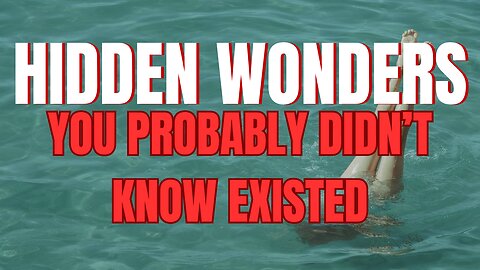 Unbelievable Hidden Wonders : Underwater Statues You Probably Didn't Know Existed!